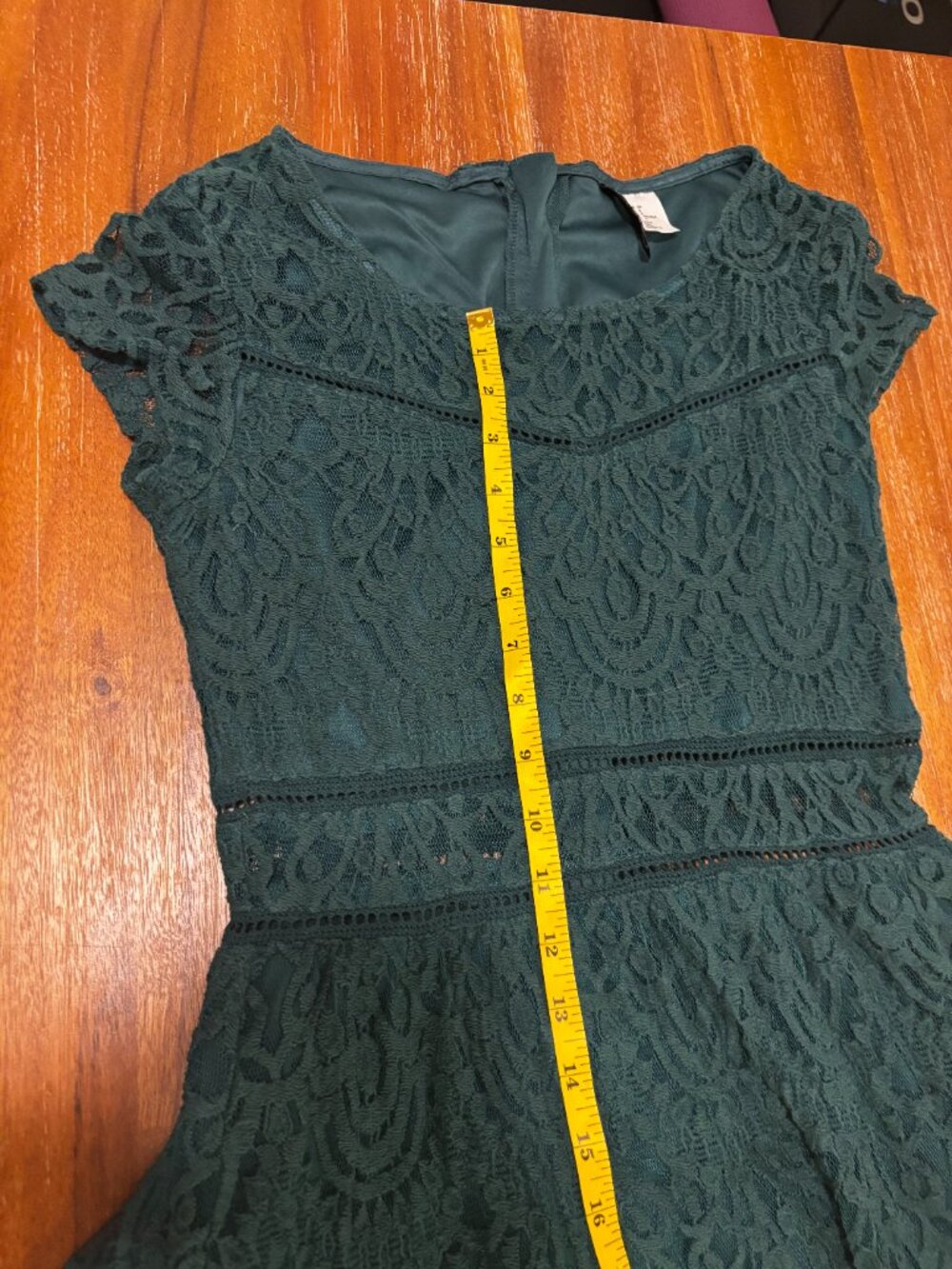 H&M Dress Lot (Orange Size 6, Blue and White Stripes Size 6, Green Lace Size 8) - Picture 3 of 13